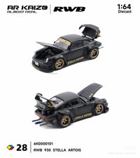 Porsche 911 930 RWB Stella Artois AR Kaizo by Almost Real 1/64