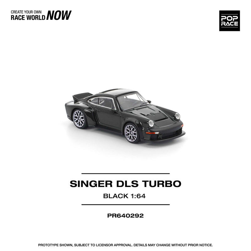 Porsche Singer DLS Turbo Road Black 1/64 scale Pop Race
