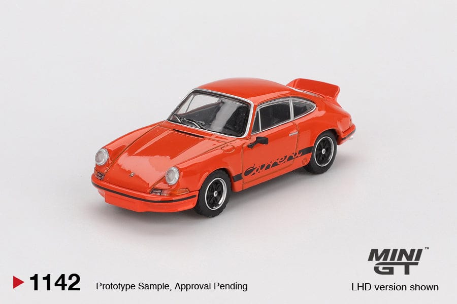 Pre-order) 1973 Porsche 911 Carrera RS 2.7 Tangerine Mini GT 1:64