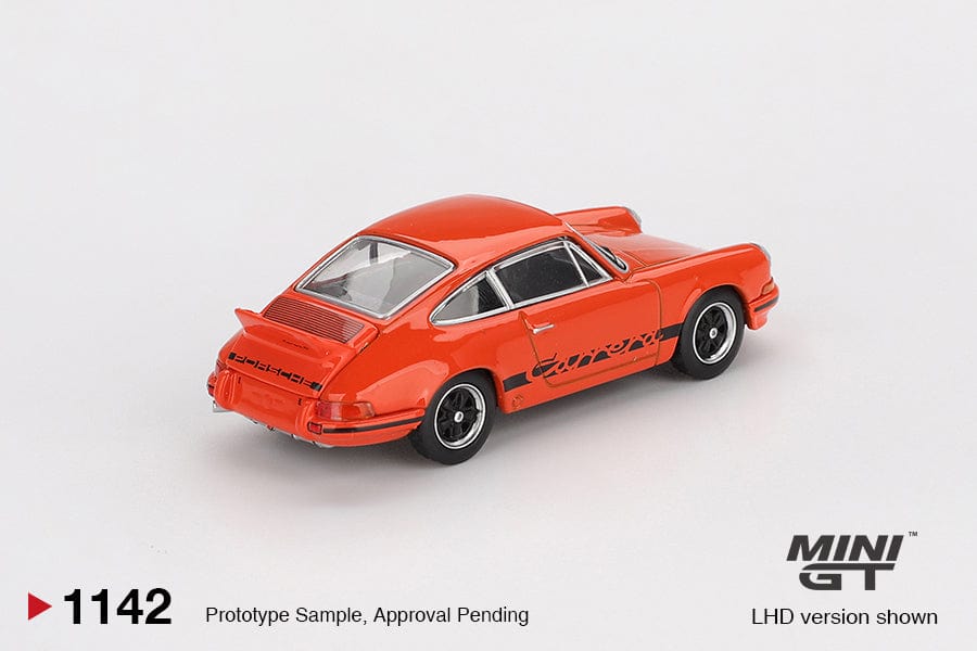 Pre-order) 1973 Porsche 911 Carrera RS 2.7 Tangerine Mini GT 1:64