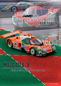 Mazda 787B Winner at 24 Hours Le Mans 1991 Inno64 1:64 scale