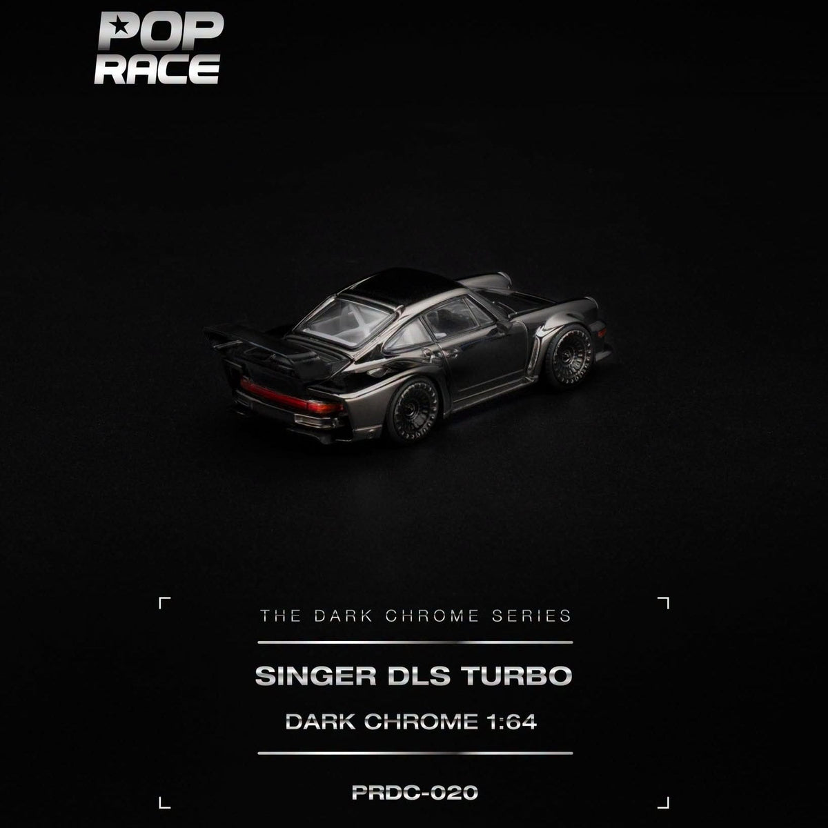 (PRE-ORDER) Porsche Singer DLS Turbo Dark Chrome Pop Race 1/64 PRDC020