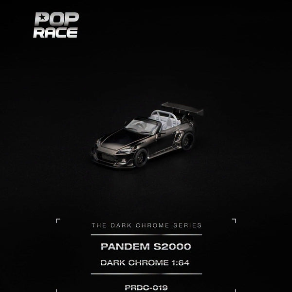 (PRE-ORDER) Honda Pandem S2000 Dark Chrome Pop Race 1/64 PRDC019