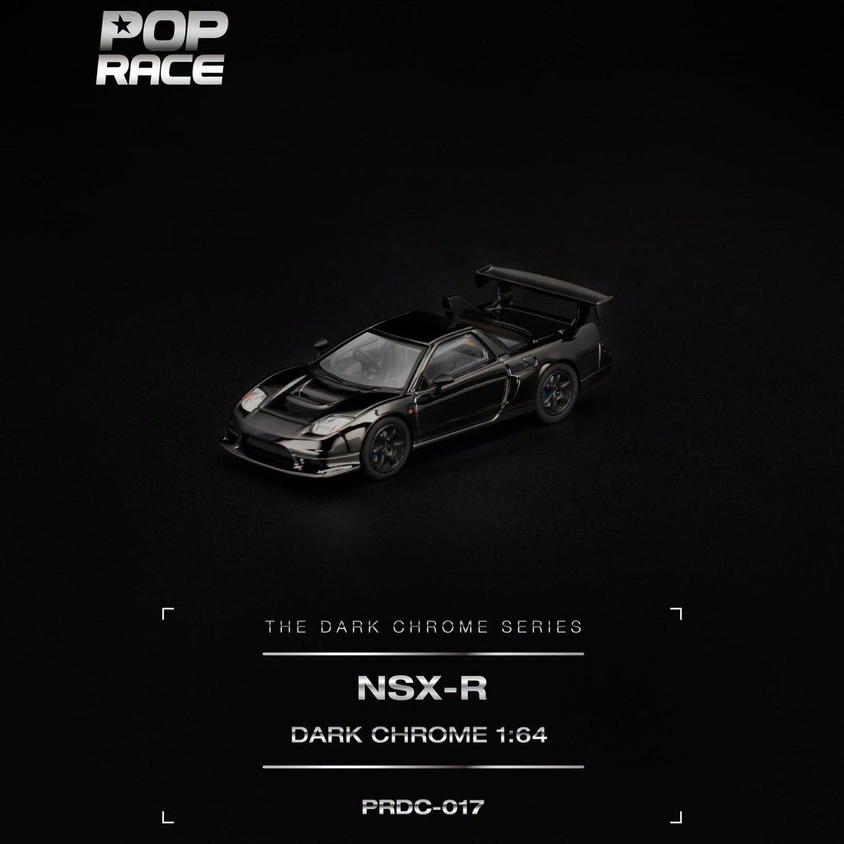 (PRE-ORDER) Honda NSX-R Dark Chrome Pop Race 1/64 PRDC017