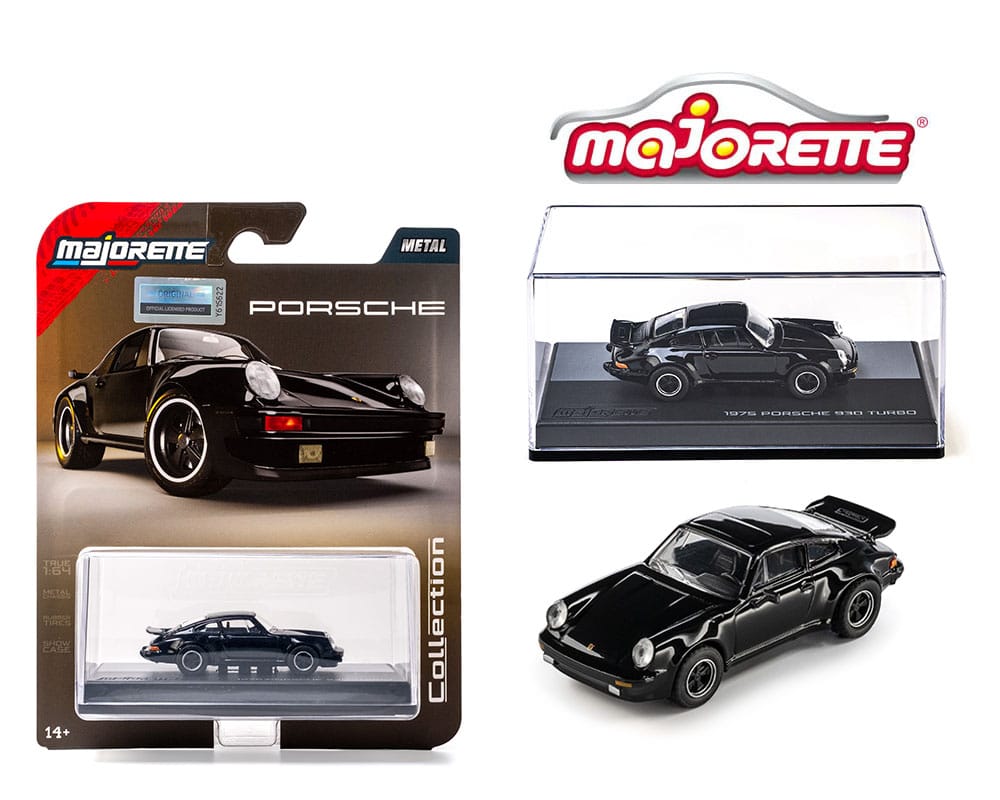1975 Porsche 930 Turbo Black Solid Majorette 1:64 Collector Series Wav4 2026