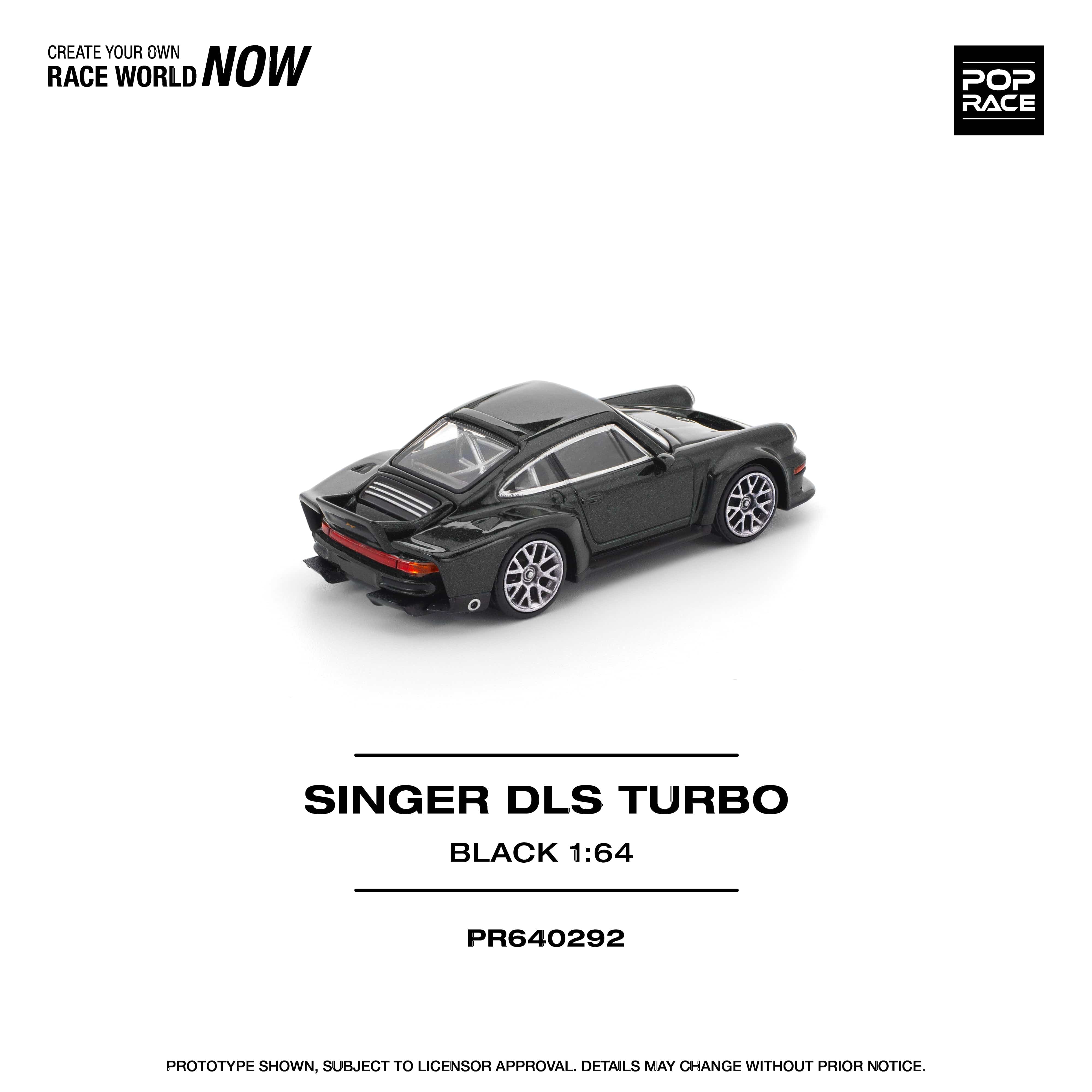 500限定 Singer 911 DLS Turbo Track 1/64 Porsche Singer DLS Turbo Study Track Orange 1/64 scale Pop Race