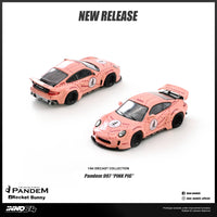 Porsche 911 997 Pandem Pink Pig Inno64 1/64 scale