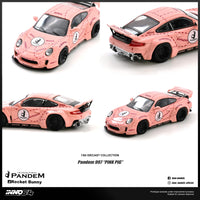 Porsche 911 997 Pandem Pink Pig Inno64 1/64 scale