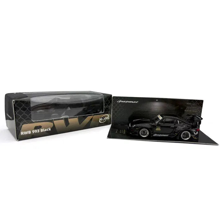Porsche 911 993 RWB Black - ModelModel 1:64 MM64-RWB993-004
