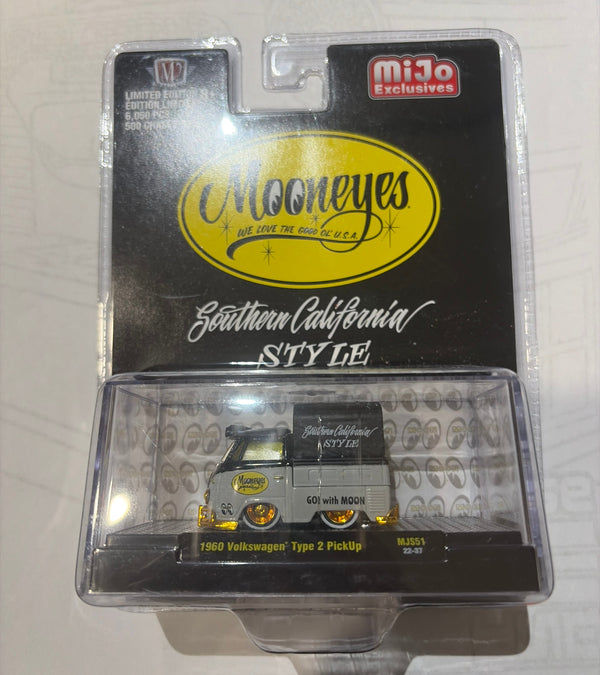 1960 Custom Volkswagen Short Pickup + Canvas Cover Mooneye’s | M2 Machines 1:64 31500-MJS51 chase