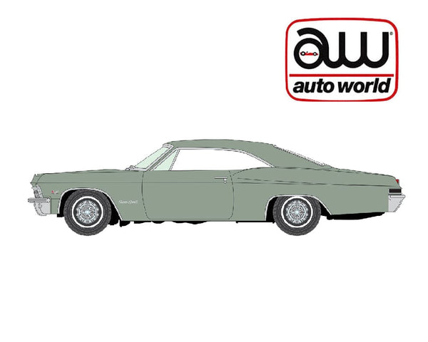 2025 Premium Release 2 B 1965 Chevrolet Impala SS Willow Green Auto World 1/64 scale