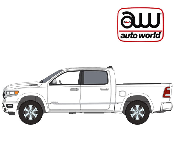 2026 Premium Release 4B 2020 Dodge Ram 1500 Limited Bright White Auto World 1:64