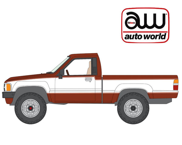 1984 Toyota SR5 Pickup Truck Copper Metallic & White Auto World 1:64 2026 Premium Release 5B
