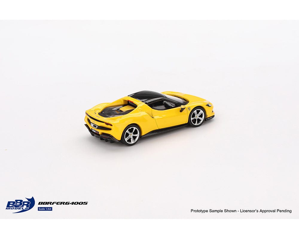 BBR Models 1:64 Ferrari 296 GTB Giallo Modena Yellow Limited