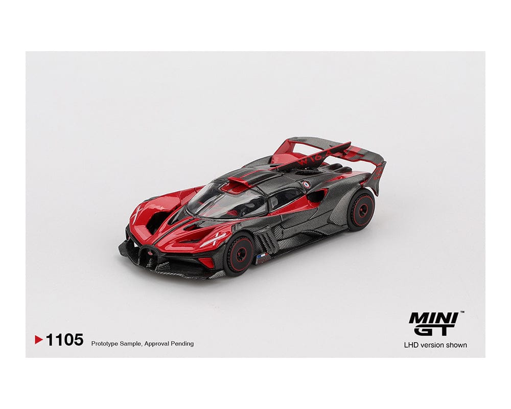 Bugatti Bolide Red | Mini GT 1:64 – Hanz Driven