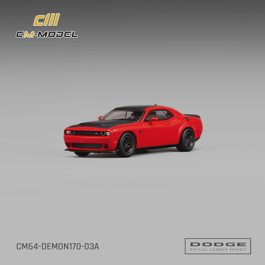 (PRE-ORDER) Dodge Demon 170 TorRed CM Model 1/64