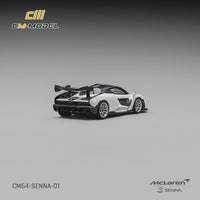 (PRE-ORDER) McLaren Senna Silica White CM Model 1/64 CM64-SENNA-01