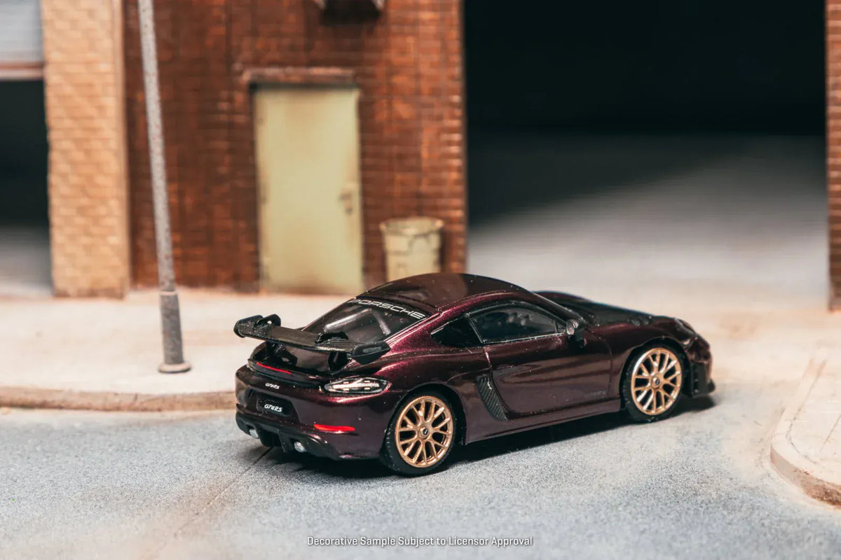 Porsche Cayman GT4RS Amethyst Metallic Tarmac Works Collab64