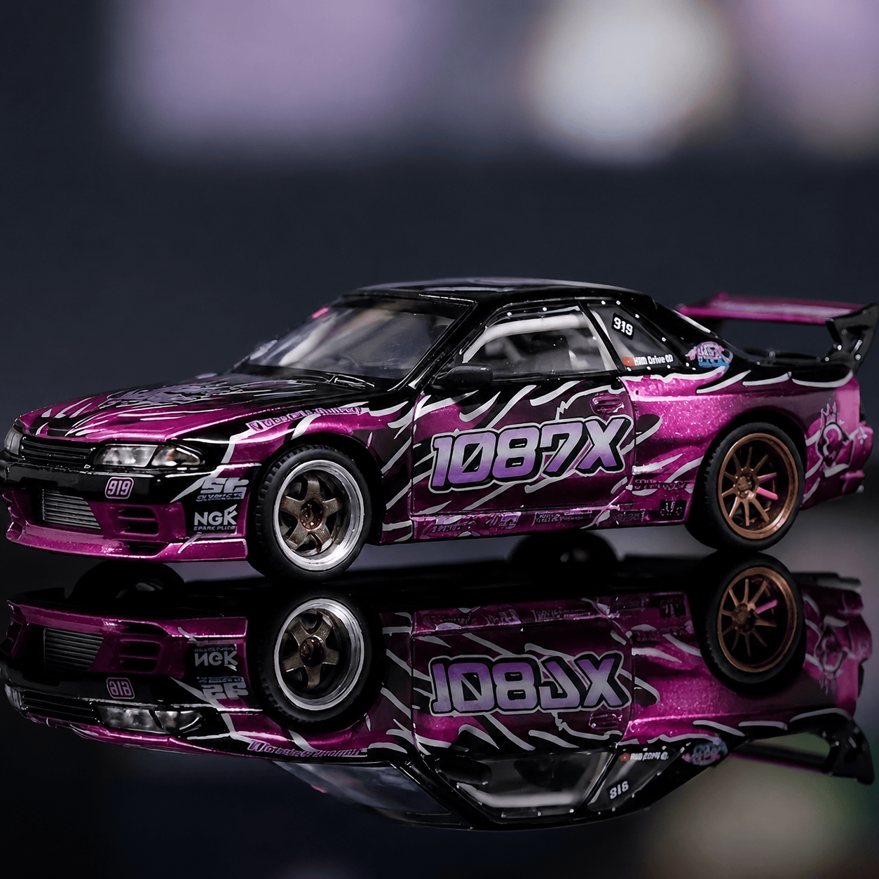 Nissan Skyline GT-R R32 Pandem Echo Gao 1087X-02 X Black Purple