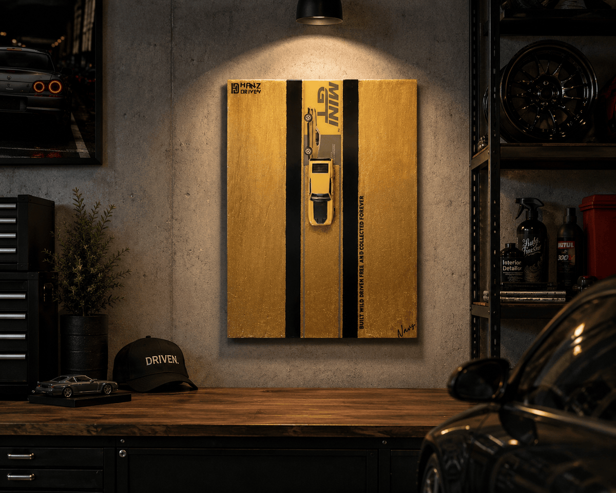 mustang wall art automotive artwork