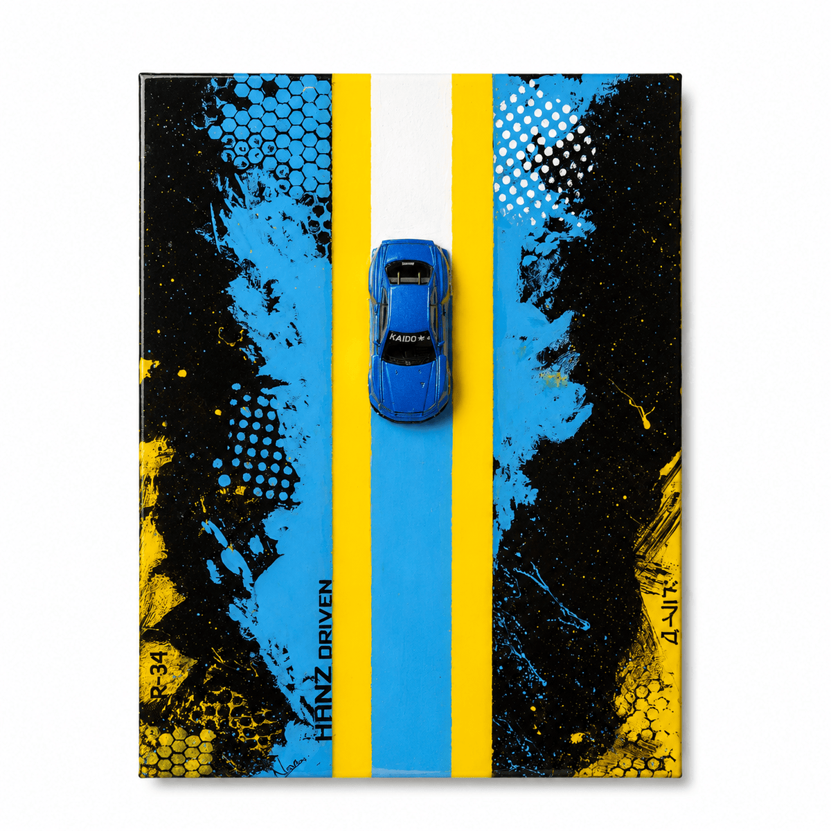 Hanz Driven skyline kaido house automotive wallart