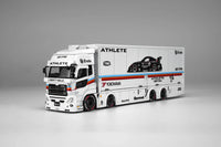 (PRE-ORDER) LB Trucks UD Quon Cargo Truck Athlete White Motorhelix 1/64 M61252