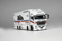 (PRE-ORDER) LB Trucks UD Quon Cargo Truck Athlete White Motorhelix 1/64 M61252