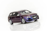 (PRE-ORDER) Audi RS4 B7 2005 Armygirl Purple Pearl Motorhelix 1/64 M68311