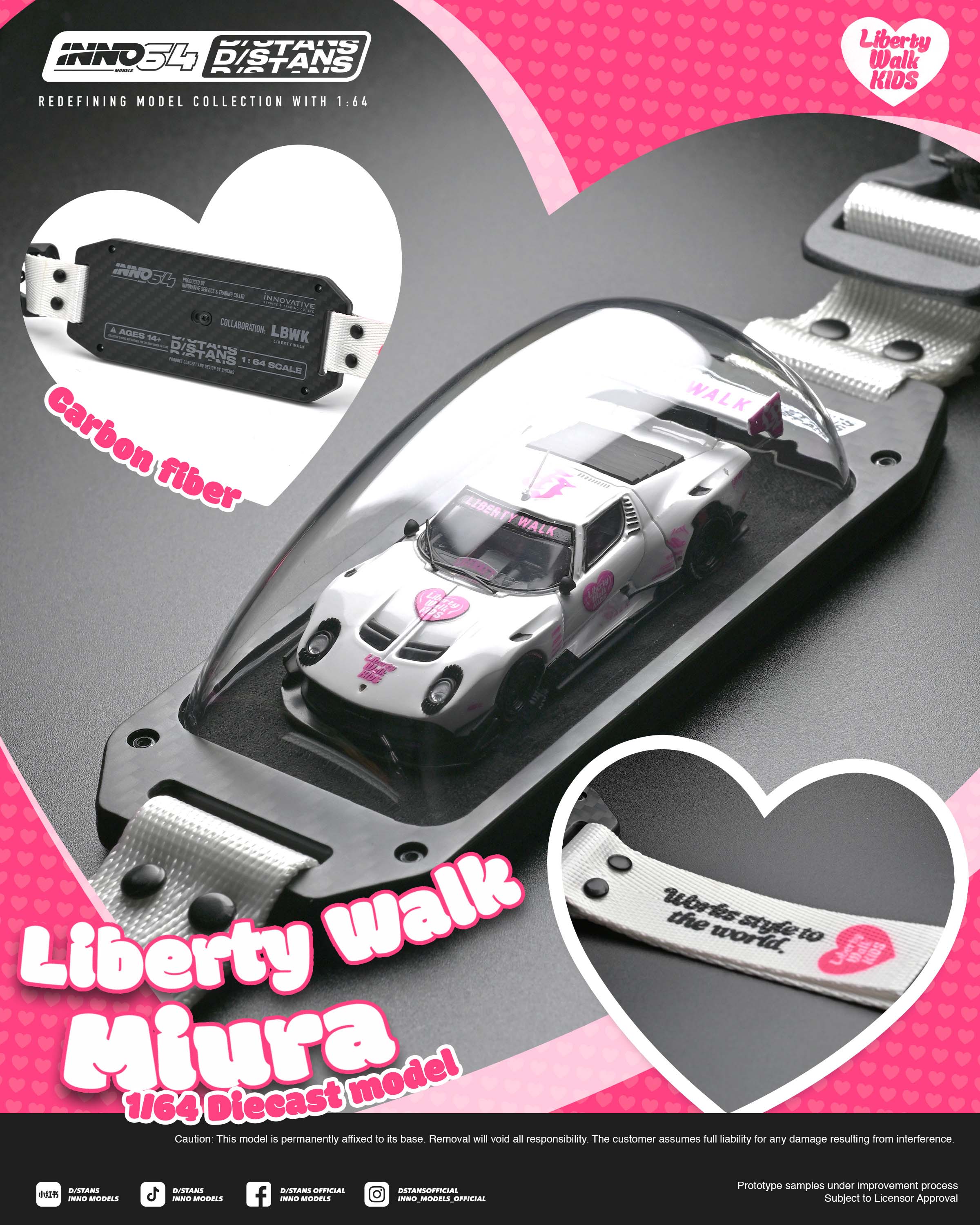 PRE-ORDER) Lamborghini Miura GT LB-Silhouette Works Inno64 x