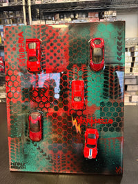 Ferrari Five 3D Wall Art – Maranello in Motion | Hanz Driven HANZART14