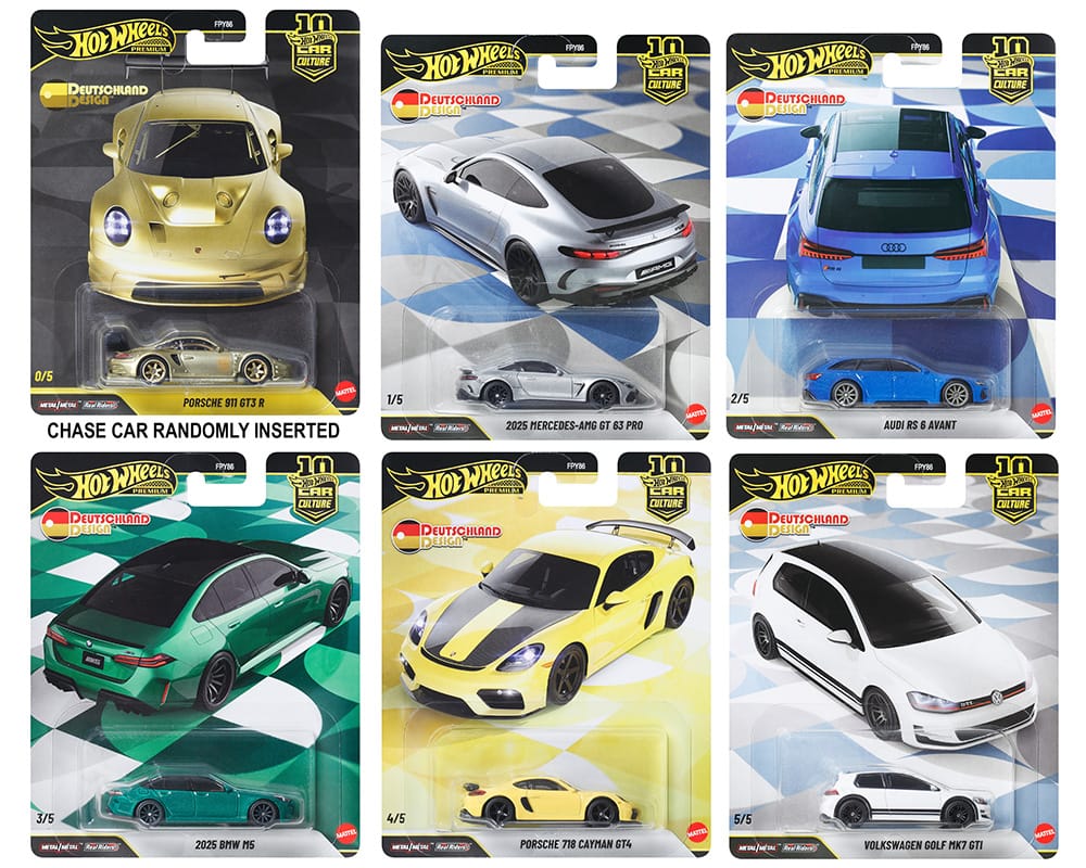 PRE-ORDER) Hot Wheels Car Culture 2026 Deutschland Design W (5x