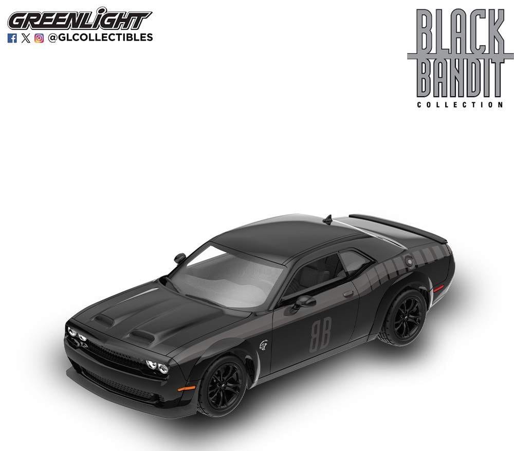 2017 Dodge Challenger SRT Hellcat Widebody Black Bandit Series 31 Greenlight 1:64 28190-A