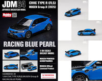 Hobby Japan Honda Civic FL5 Mugen Group B Racing Blue 1/64 HJDM005B-30