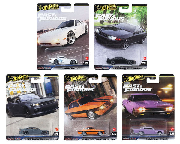 Hot Wheels Car Culture 2024 D Case World Tour 5x Car Set 1/64