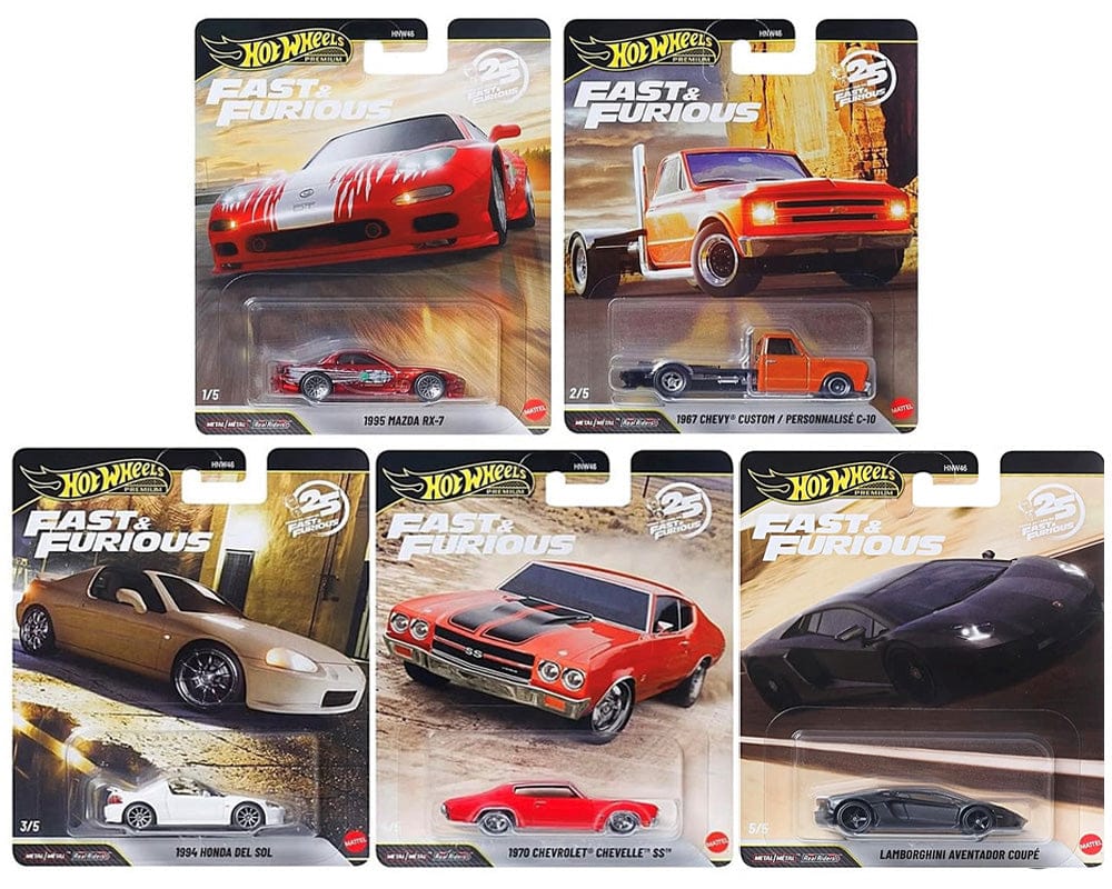 Hot Wheels Car Culture 2024 D Case World Tour 5x Car Set 1/64
