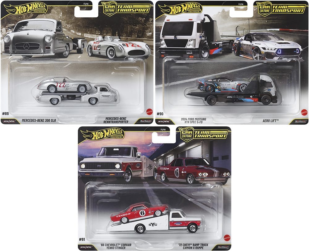 Hot Wheels Team Transport 2026 K Case 3x Car set – Hanz Driven