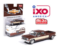 1979 Chevy Silverado C30 Dually Cordova Brown/Santa Fe Tan | IXO 1:64 IAPR1014