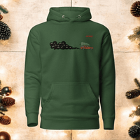 Wagon Christmas Hoodie Green