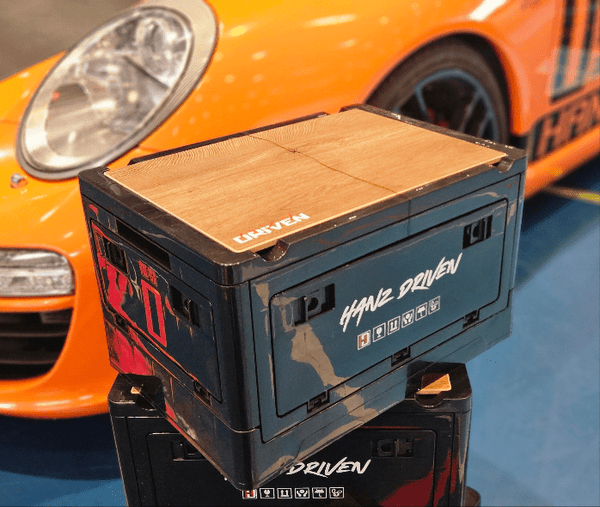 Hanz Driven crate mystery box storage for car