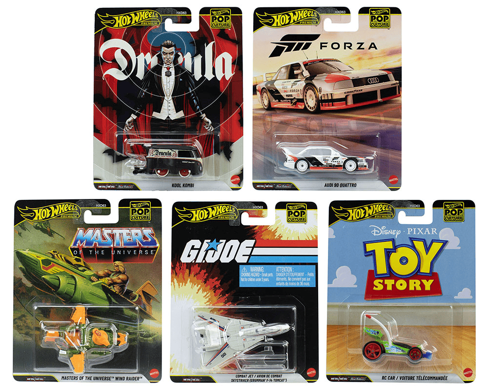 Hot Wheels 2026 Pop Culture R Assortment 5x Car Set – Hanz Driven