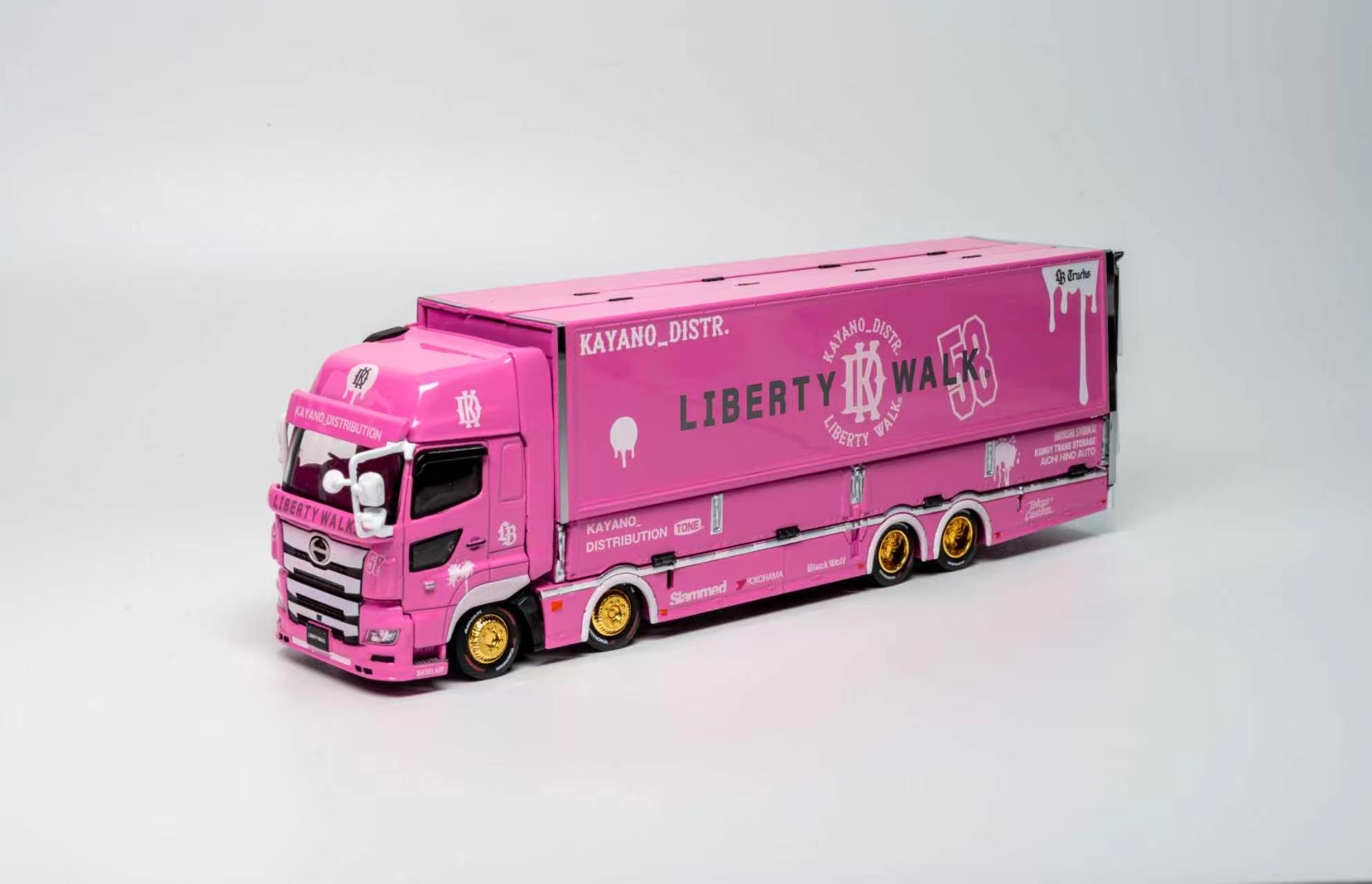 Hino 700 LB Pink Kayano Distribution Edition GCD 1:64 – Hanz Driven