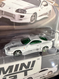 Toyota Supra VeilSide Combat V-I White Mini GT 1:64 MGT01104-BL CHASE