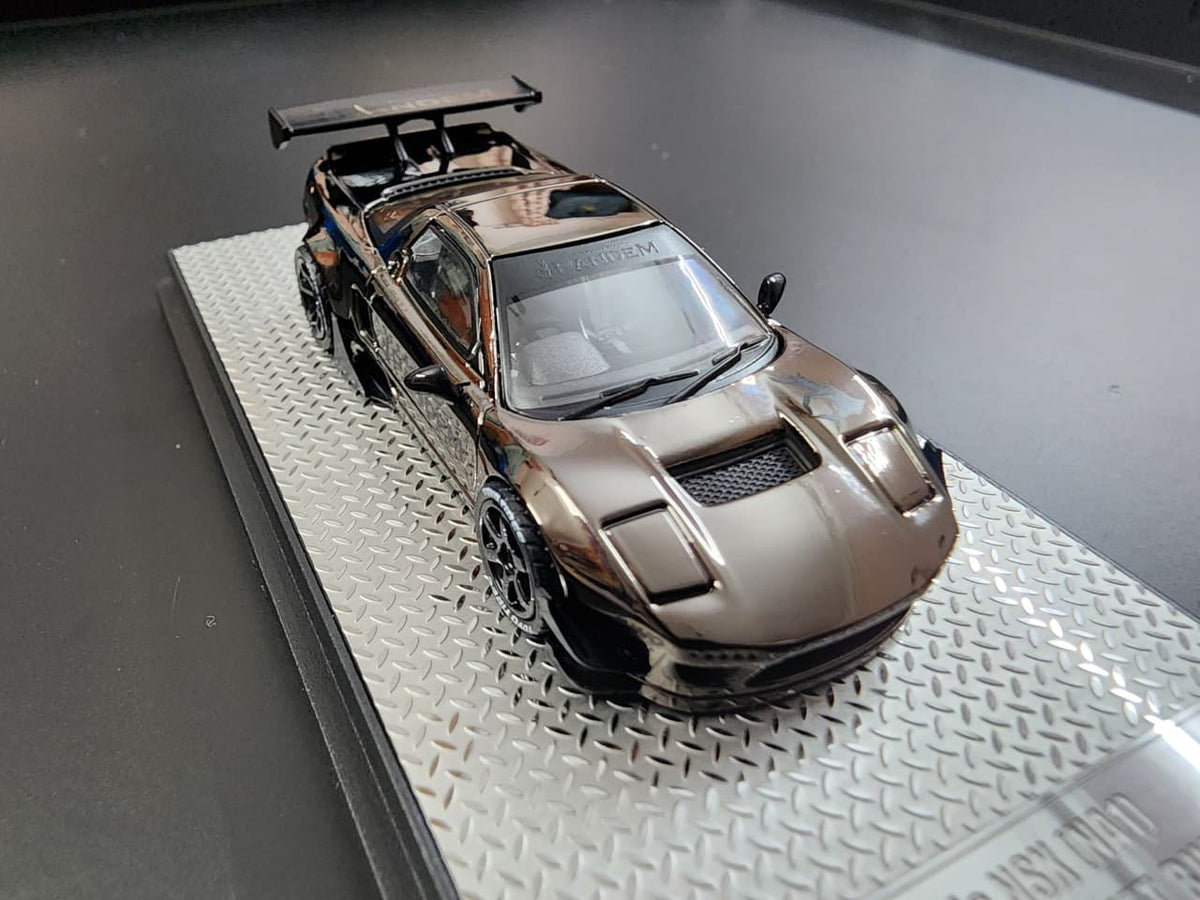 Chase Honda NSX NA1 Rocket Bunny Black Chrome IDE 2025 Exclusive Event Model Inno64