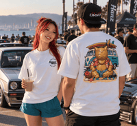 The Surf Idol Heavyweight T-Shirt, White | Hanz Driven