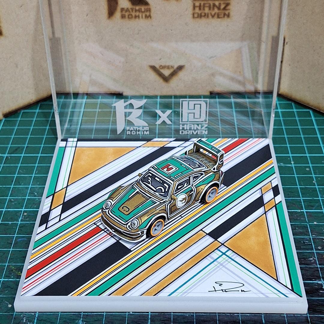 Custom Hanz Driven Porsche 993 GT2 Random Blind Box – Fathur Rohim Collaboration 1:64 | Hanz Driven HanzFR001