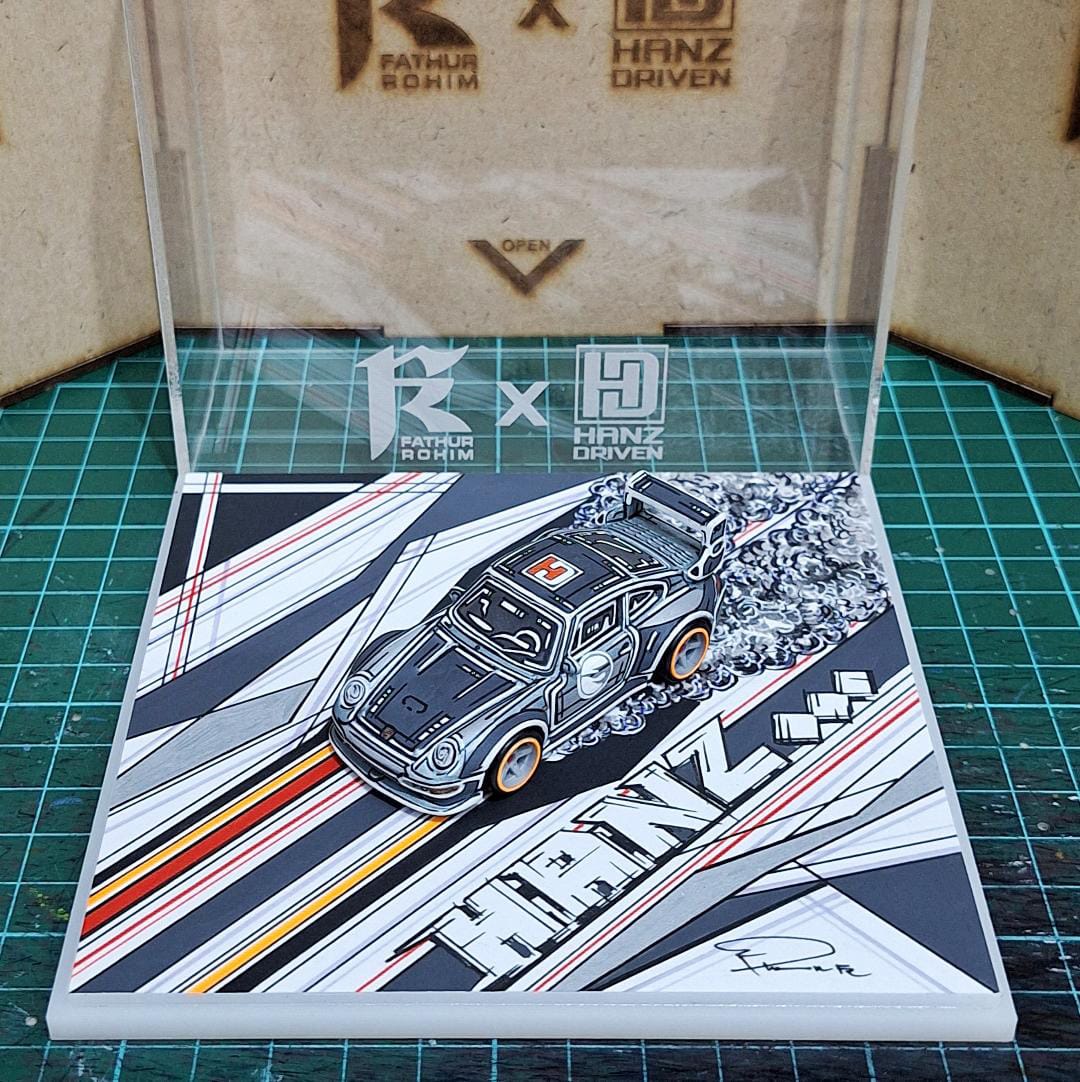 Custom Hanz Driven Porsche 993 GT2 Random Blind Box – Fathur Rohim Collaboration 1:64 | Hanz Driven HanzFR001