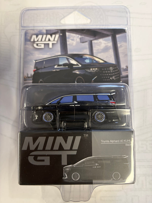 Toyota Alphard 40 KUHL Black | Mini GT 1:64 | Pre-order MGT01179-BL chase