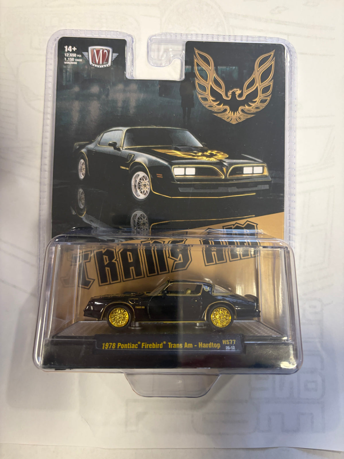 1978 Pontiac Trans Am Firebird Black Hobby Exclusive | M2 Machines 1:64 31500-HS77 chase
