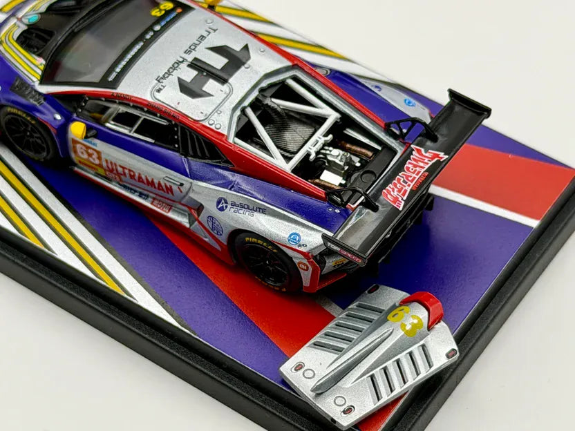 Lamborghini Huracan GT3 Evo 2 Ultraman Absolute Racing CHINA GT 2026 #63 Trends Hobby 241083(D)