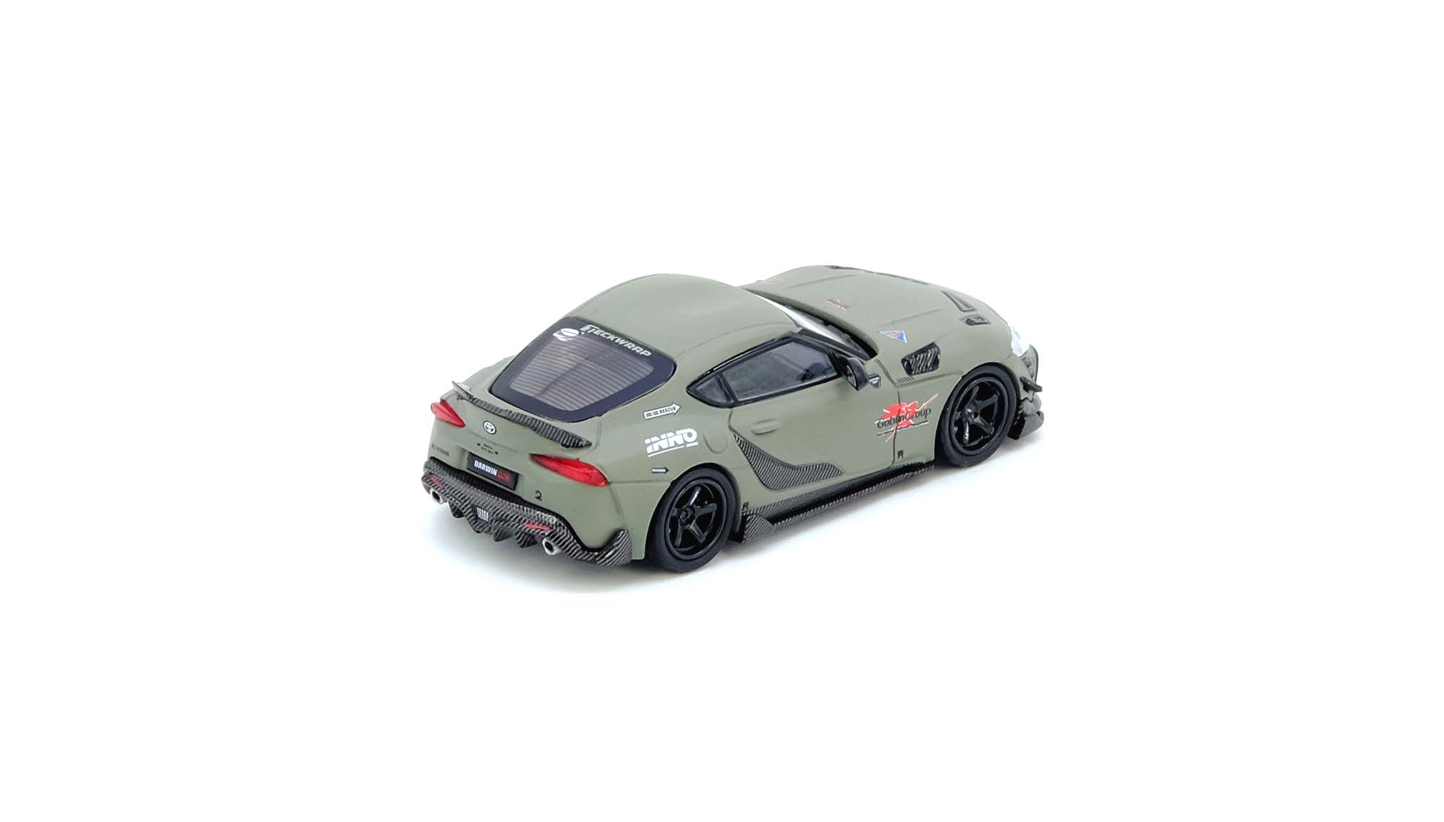 Toyota Supra A90 Darwin Pro J'S Racing Blue Inno64 1/64 scale